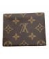 LOUIS VUITTON (ルイ ヴィトン) モノグラム　アンヴェロップ・カルト・ドゥ・ヴィジット　カードケース ブラウン：10000円