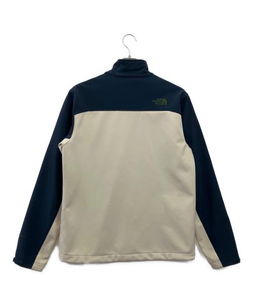 THE NORTH FACE（ザ ノース フェイス）THE NORTH FACE (ザ ノース フェイス) ソフトシェルジャケット ネイビー×アイボリー サイズ:Sの古着・服飾アイテム