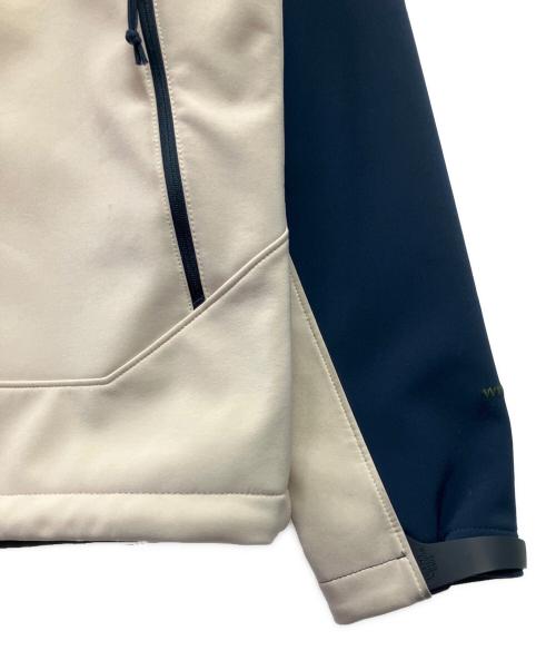 THE NORTH FACE（ザ ノース フェイス）THE NORTH FACE (ザ ノース フェイス) ソフトシェルジャケット ネイビー×アイボリー サイズ:Sの古着・服飾アイテム