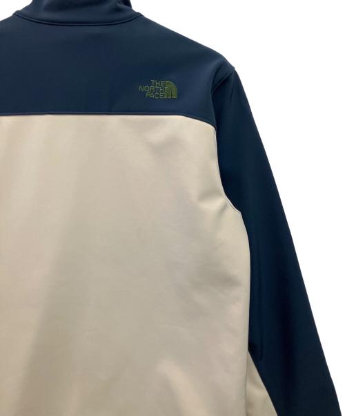 THE NORTH FACE（ザ ノース フェイス）THE NORTH FACE (ザ ノース フェイス) ソフトシェルジャケット ネイビー×アイボリー サイズ:Sの古着・服飾アイテム