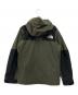 THE NORTH FACE (ザ ノース フェイス) マウンテンジャケット ブラック×グリーン サイズ:XL：14000円