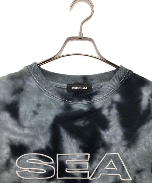 WIND AND SEA（ウィンダンシー）WIND AND SEA (ウィンダンシー) スウェット ブラック×グレー サイズ:Lの古着・服飾アイテム