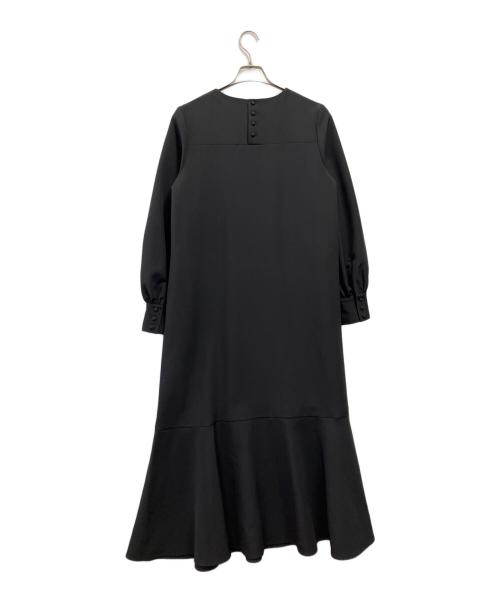 SHIPS me（シップスミー）SHIPS me (シップスミー) ヘム フレア ロング ワンピース グレー サイズ:Lの古着・服飾アイテム