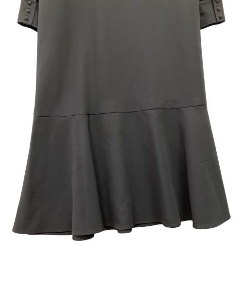 SHIPS me（シップスミー）SHIPS me (シップスミー) ヘム フレア ロング ワンピース グレー サイズ:Lの古着・服飾アイテム
