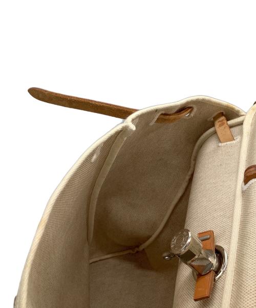 HERMES（エルメス）HERMES (エルメス) エールバッグMM ブラウン×ベージュの古着・服飾アイテム