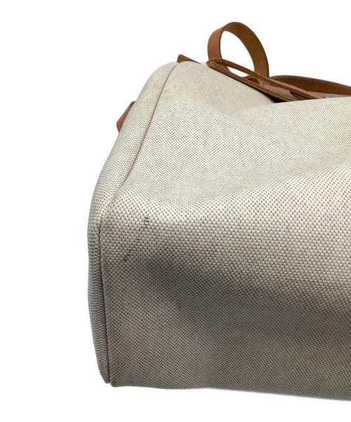 HERMES（エルメス）HERMES (エルメス) エールバッグMM ブラウン×ベージュの古着・服飾アイテム
