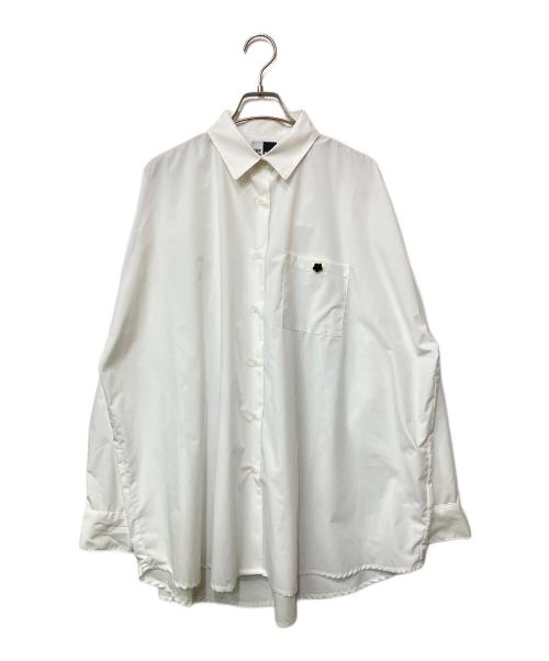 MARY QUANT（マリークヮント）MARY QUANT (マリークヮント) PUBLUX (パブリュクス) 長袖シャツ ホワイト サイズ:Fの古着・服飾アイテム
