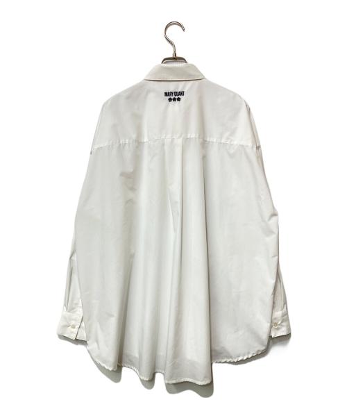 MARY QUANT（マリークヮント）MARY QUANT (マリークヮント) PUBLUX (パブリュクス) 長袖シャツ ホワイト サイズ:Fの古着・服飾アイテム