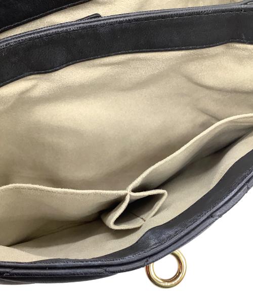 傳濱野（デンハマノ）傳濱野 (デンハマノ) ロサンジュ 2WAYキルティングハンドバッグ ブラックの古着・服飾アイテム