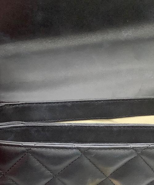 傳濱野（デンハマノ）傳濱野 (デンハマノ) ロサンジュ 2WAYキルティングハンドバッグ ブラックの古着・服飾アイテム