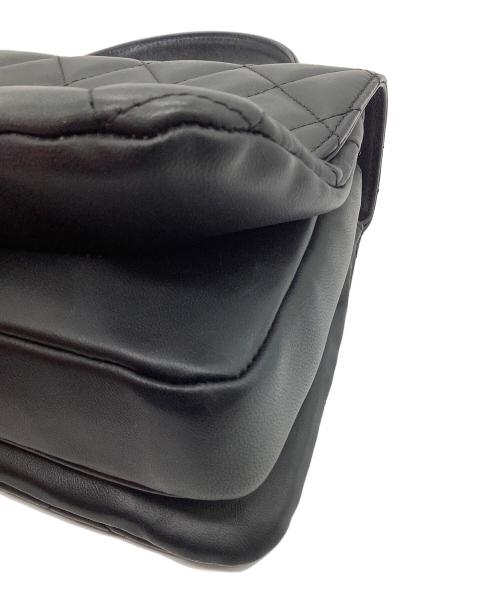 傳濱野（デンハマノ）傳濱野 (デンハマノ) ロサンジュ 2WAYキルティングハンドバッグ ブラックの古着・服飾アイテム