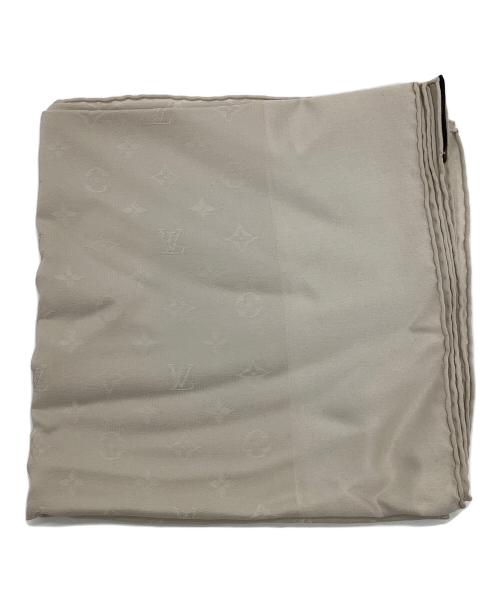 LOUIS VUITTON（ルイ ヴィトン）LOUIS VUITTON (ルイ ヴィトン) シルクスカーフ ベージュの古着・服飾アイテム