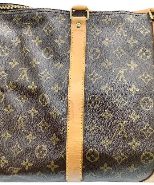 LOUIS VUITTON（ルイ ヴィトン）LOUIS VUITTON (ルイ ヴィトン) モノグラム　キーポル・バンドリエール55　ボストンバッグ ブラウンの古着・服飾アイテム