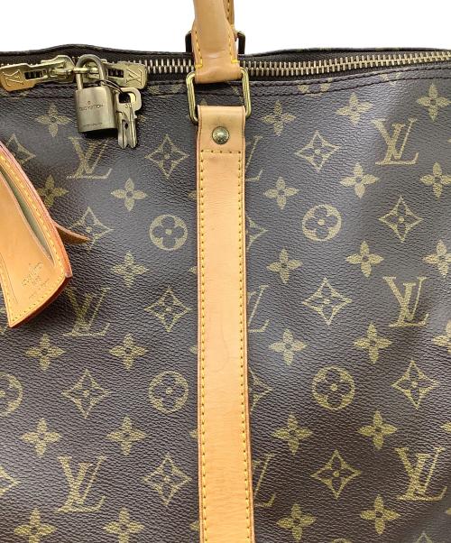 LOUIS VUITTON（ルイ ヴィトン）LOUIS VUITTON (ルイ ヴィトン) モノグラム　キーポル・バンドリエール55　ボストンバッグ ブラウンの古着・服飾アイテム