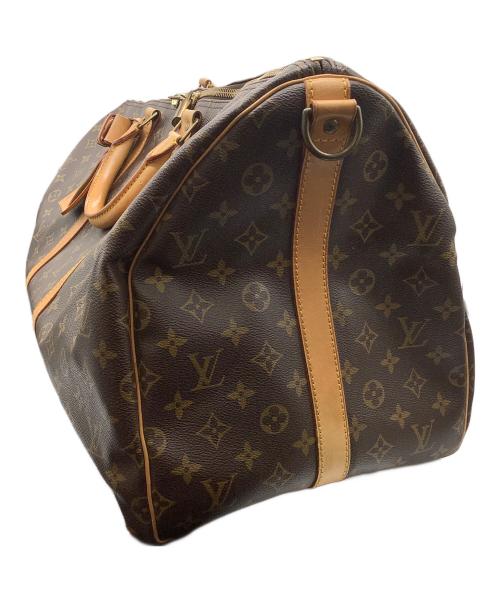 LOUIS VUITTON（ルイ ヴィトン）LOUIS VUITTON (ルイ ヴィトン) モノグラム　キーポル・バンドリエール55　ボストンバッグ ブラウンの古着・服飾アイテム