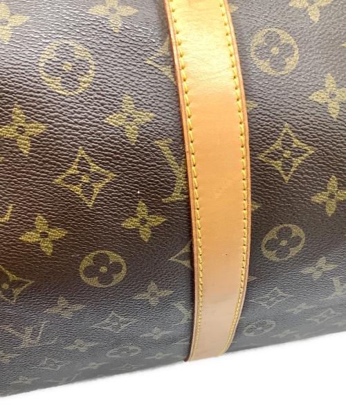 LOUIS VUITTON（ルイ ヴィトン）LOUIS VUITTON (ルイ ヴィトン) モノグラム　キーポル・バンドリエール55　ボストンバッグ ブラウンの古着・服飾アイテム