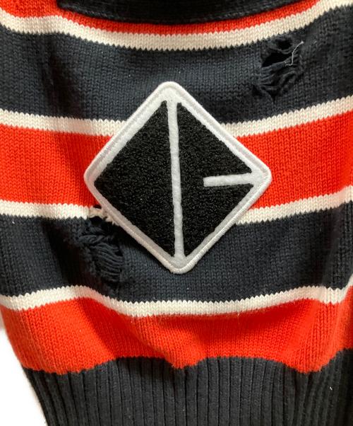 OPENING CEREMONY（オープニングセレモニー）OPENING CEREMONY (オープニングセレモニー) 厚手カーディガン オレンジ サイズ:Mの古着・服飾アイテム