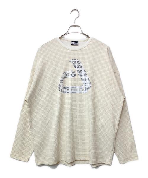 DIESEL（ディーゼル）DIESEL (ディーゼル) 長袖カットソー アイボリー サイズ:Mの古着・服飾アイテム