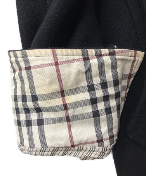 BURBERRY BLACK LABEL（バーバリーブラックレーベル）BURBERRY BLACK LABEL (バーバリーブラックレーベル) ウールコート ブラック サイズ:Mの古着・服飾アイテム