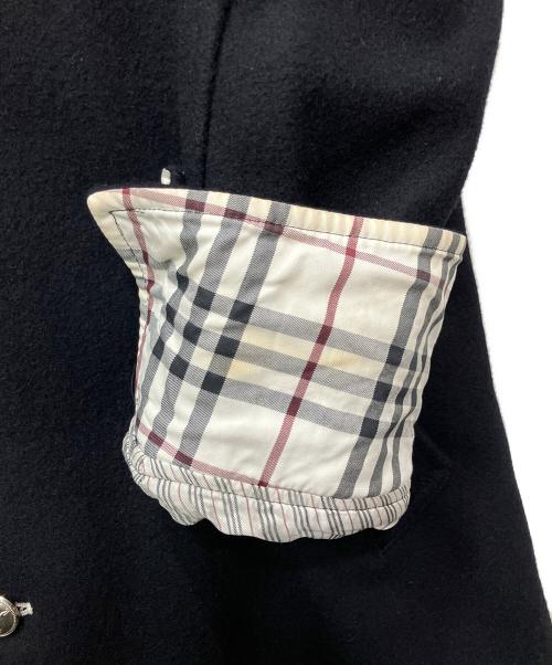BURBERRY BLACK LABEL（バーバリーブラックレーベル）BURBERRY BLACK LABEL (バーバリーブラックレーベル) ウールコート ブラック サイズ:Mの古着・服飾アイテム