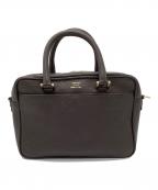 Manuel MILANOマニュエルミラノ）の古着「2WAYレザーバッグ」｜ブラウン