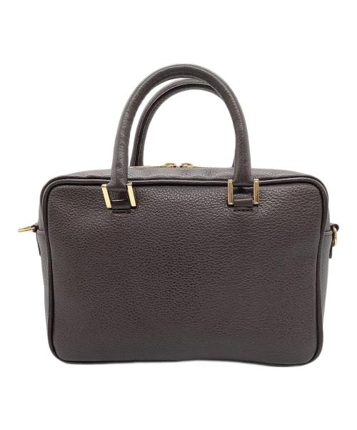 Manuel MILANO（マニュエルミラノ）Manuel MILANO (マニュエルミラノ) 2WAYレザーバッグ ブラウンの古着・服飾アイテム