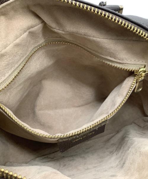 Manuel MILANO（マニュエルミラノ）Manuel MILANO (マニュエルミラノ) 2WAYレザーバッグ ブラウンの古着・服飾アイテム