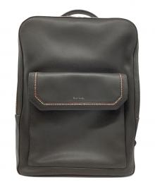 PAUL SMITH（ポールスミス）の古着「ストライプインセットリュック」｜グレー