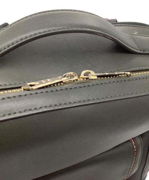 PAUL SMITH（ポールスミス）Paul Smith (ポールスミス) ストライプインセットリュック グレーの古着・服飾アイテム