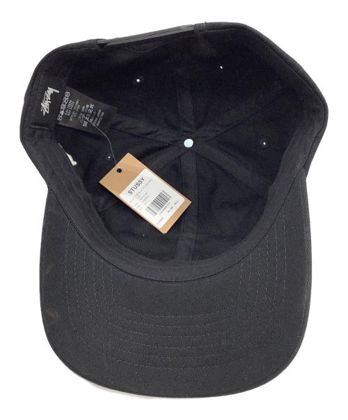stussy（ステューシー）stussy (ステューシー) CHENILLE S LOW PRO CAP　キャップ ブラック×ベージュ 未使用品の古着・服飾アイテム