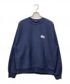 stussyステューシー）の古着「スウェット」｜ネイビー