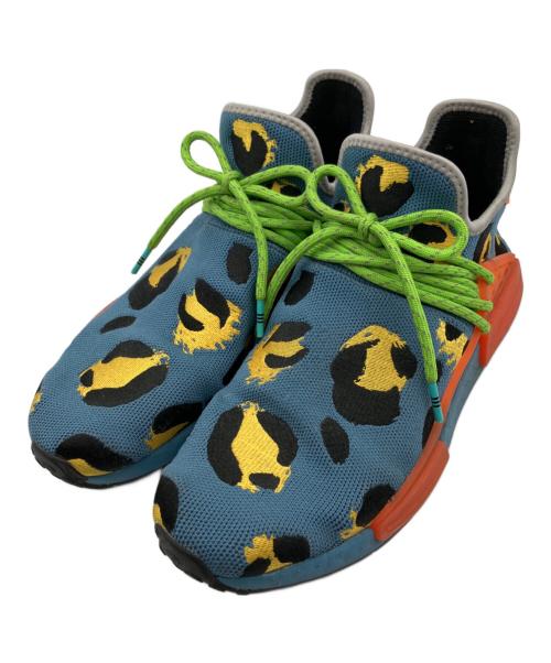 adidas（アディダス）adidas (アディダス) Pharrell Williams (ファレルウィリアムス) ローカットスニーカー ブルー×イエロー サイズ:27.5の古着・服飾アイテム