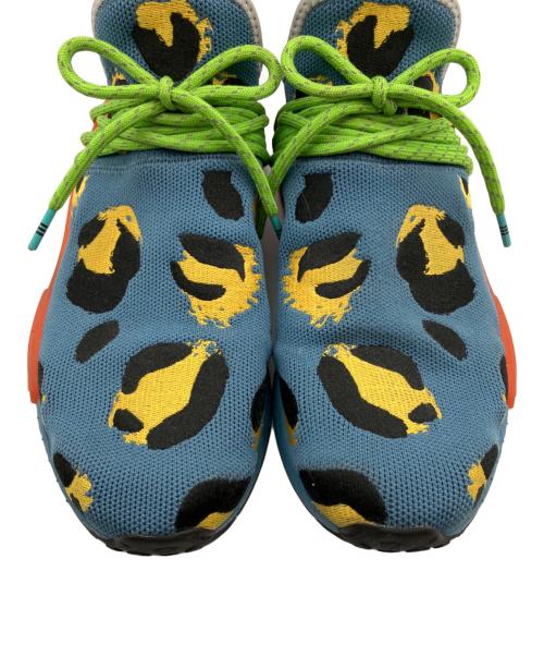 adidas（アディダス）adidas (アディダス) Pharrell Williams (ファレルウィリアムス) ローカットスニーカー ブルー×イエロー サイズ:27.5の古着・服飾アイテム