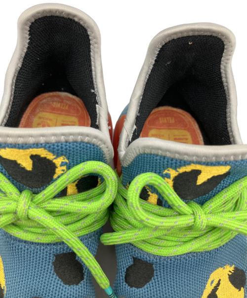 adidas（アディダス）adidas (アディダス) Pharrell Williams (ファレルウィリアムス) ローカットスニーカー ブルー×イエロー サイズ:27.5の古着・服飾アイテム