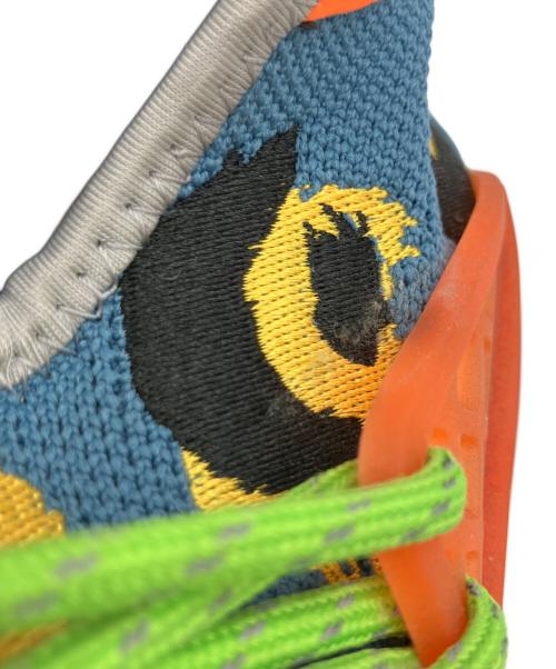 adidas（アディダス）adidas (アディダス) Pharrell Williams (ファレルウィリアムス) ローカットスニーカー ブルー×イエロー サイズ:27.5の古着・服飾アイテム