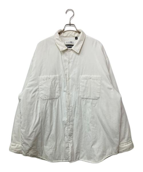SUPREME（シュプリーム）Supreme (シュプリーム) MM6 Maison Margiela (エムエムシックスメゾンマルジェラ) ジャケット ホワイト サイズ:XLの古着・服飾アイテム
