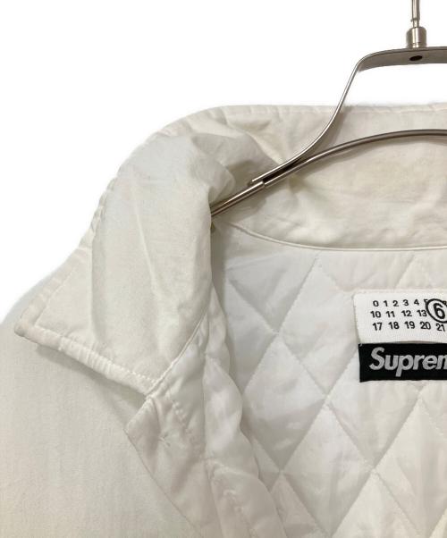 SUPREME（シュプリーム）Supreme (シュプリーム) MM6 Maison Margiela (エムエムシックスメゾンマルジェラ) ジャケット ホワイト サイズ:XLの古着・服飾アイテム
