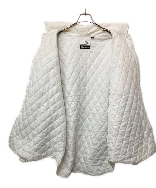 SUPREME（シュプリーム）Supreme (シュプリーム) MM6 Maison Margiela (エムエムシックスメゾンマルジェラ) ジャケット ホワイト サイズ:XLの古着・服飾アイテム