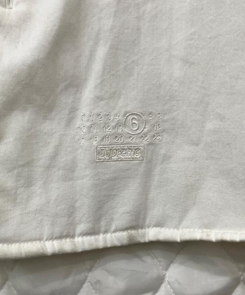SUPREME（シュプリーム）Supreme (シュプリーム) MM6 Maison Margiela (エムエムシックスメゾンマルジェラ) ジャケット ホワイト サイズ:XLの古着・服飾アイテム