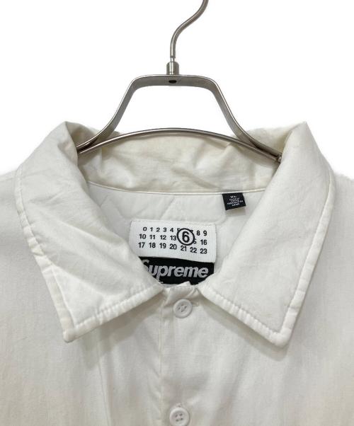 SUPREME（シュプリーム）Supreme (シュプリーム) MM6 Maison Margiela (エムエムシックスメゾンマルジェラ) ジャケット ホワイト サイズ:XLの古着・服飾アイテム