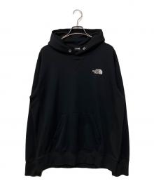 THE NORTH FACE（ザ ノース フェイス）の古着「スクエアロゴフーディー」｜ブラック
