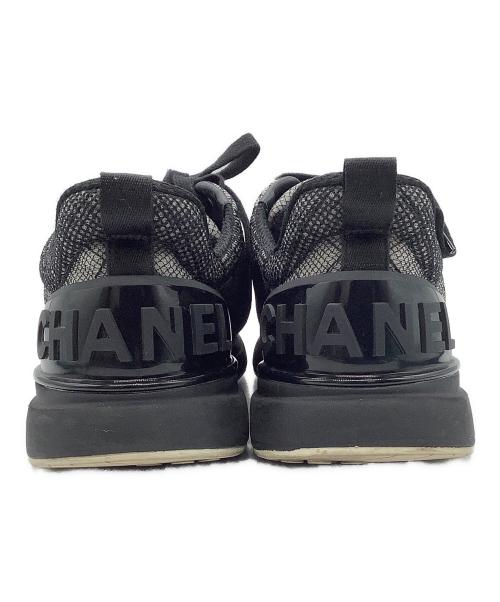 CHANEL（シャネル）CHANEL (シャネル) スニーカー ブラック サイズ:38の古着・服飾アイテム