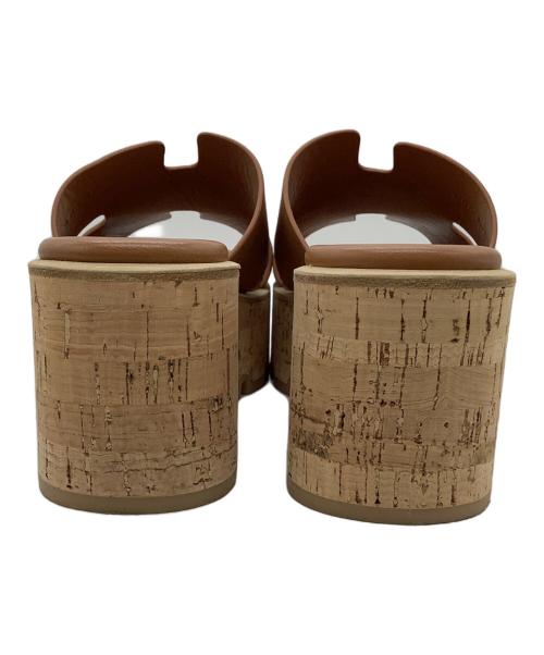 HERMES（エルメス）HERMES (エルメス) エズ30　サンダル ブラウン サイズ:38の古着・服飾アイテム