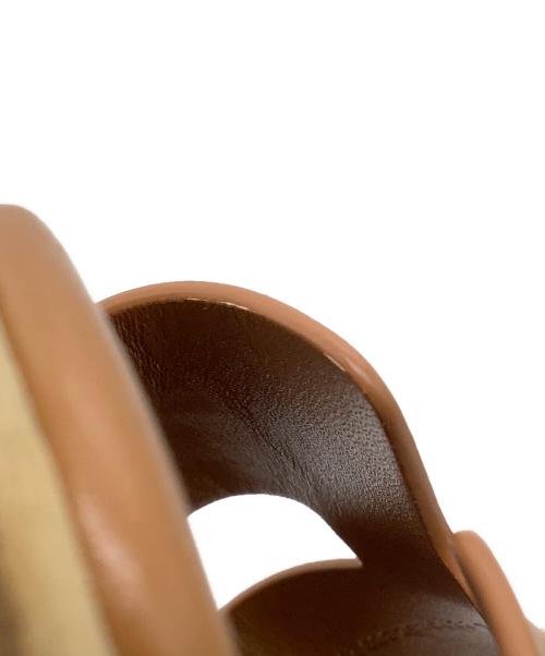 HERMES（エルメス）HERMES (エルメス) エズ30　サンダル ブラウン サイズ:38の古着・服飾アイテム