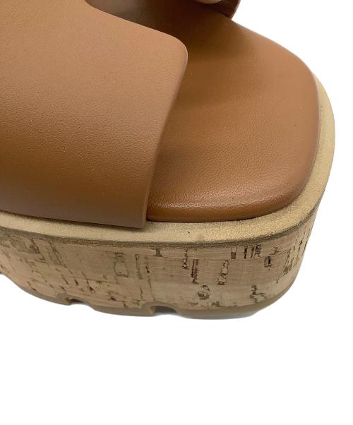 HERMES（エルメス）HERMES (エルメス) エズ30　サンダル ブラウン サイズ:38の古着・服飾アイテム