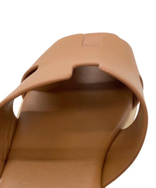 HERMES（エルメス）HERMES (エルメス) エズ30　サンダル ブラウン サイズ:38の古着・服飾アイテム