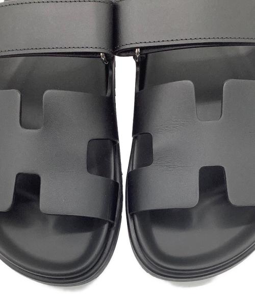 HERMES（エルメス）HERMES (エルメス) シプレ　サンダル ブラック サイズ:38の古着・服飾アイテム