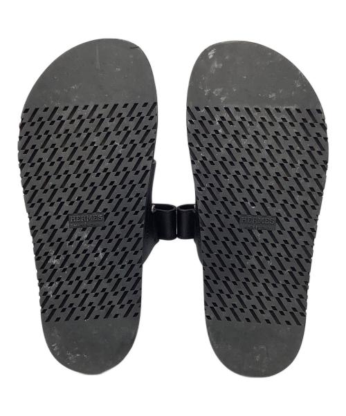 HERMES（エルメス）HERMES (エルメス) シプレ　サンダル ブラック サイズ:38の古着・服飾アイテム