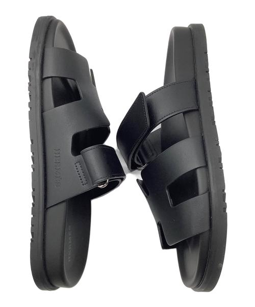 HERMES（エルメス）HERMES (エルメス) シプレ　サンダル ブラック サイズ:38の古着・服飾アイテム