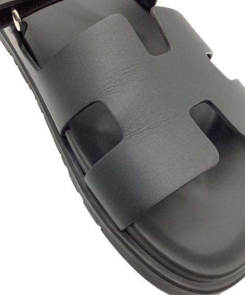 HERMES（エルメス）HERMES (エルメス) シプレ　サンダル ブラック サイズ:38の古着・服飾アイテム